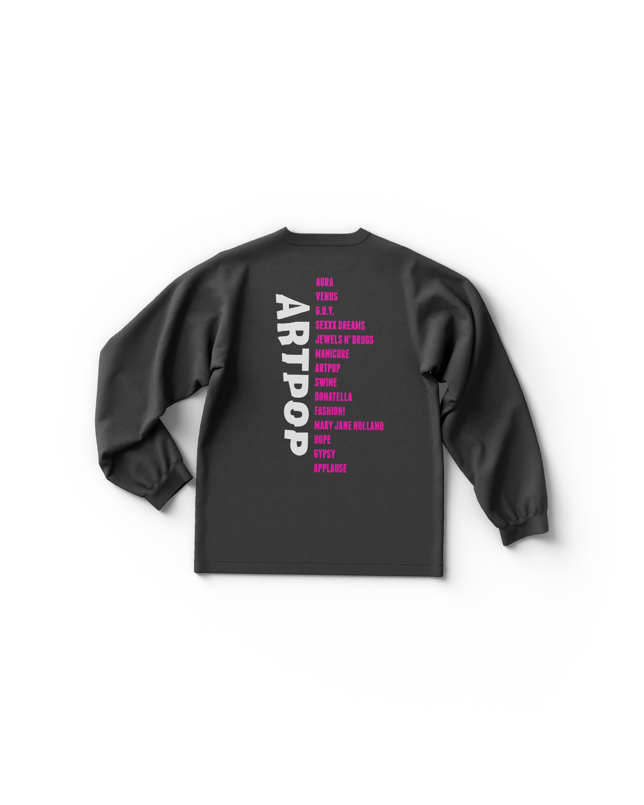 ARTPOP Tracklist Longsleeve T-Shirt - Image 2