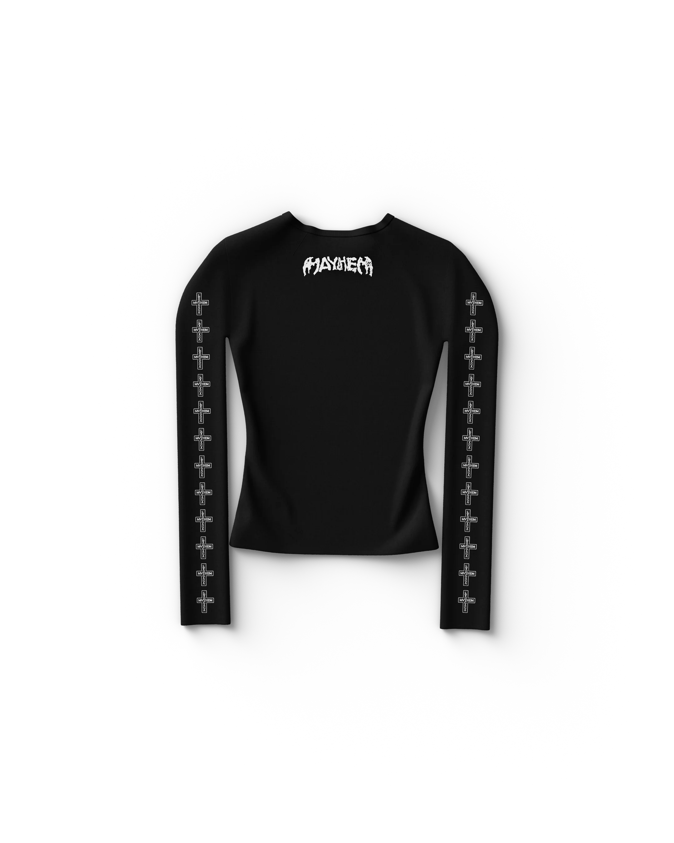 Cross Sleeve Fitted Longsleeve T-Shirt - Image 2