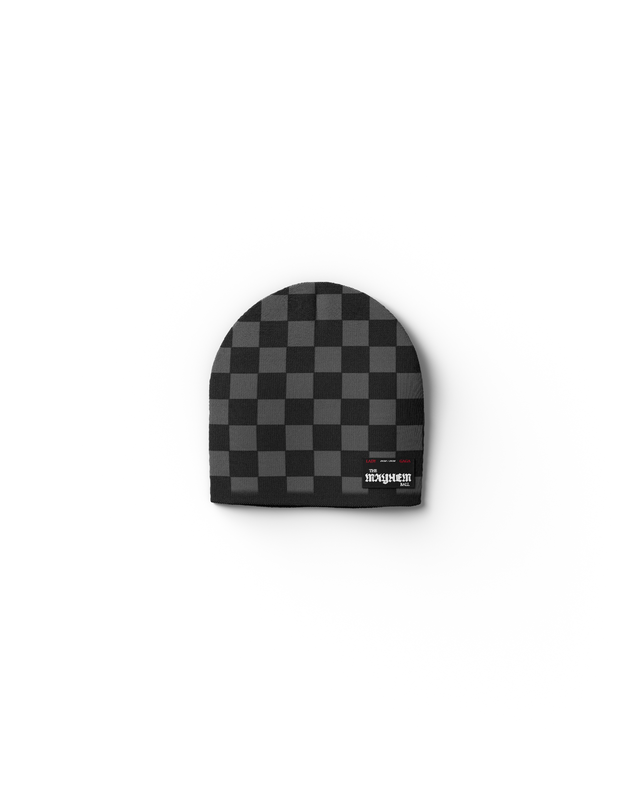 Off With Her Head Gray + Black Beanie