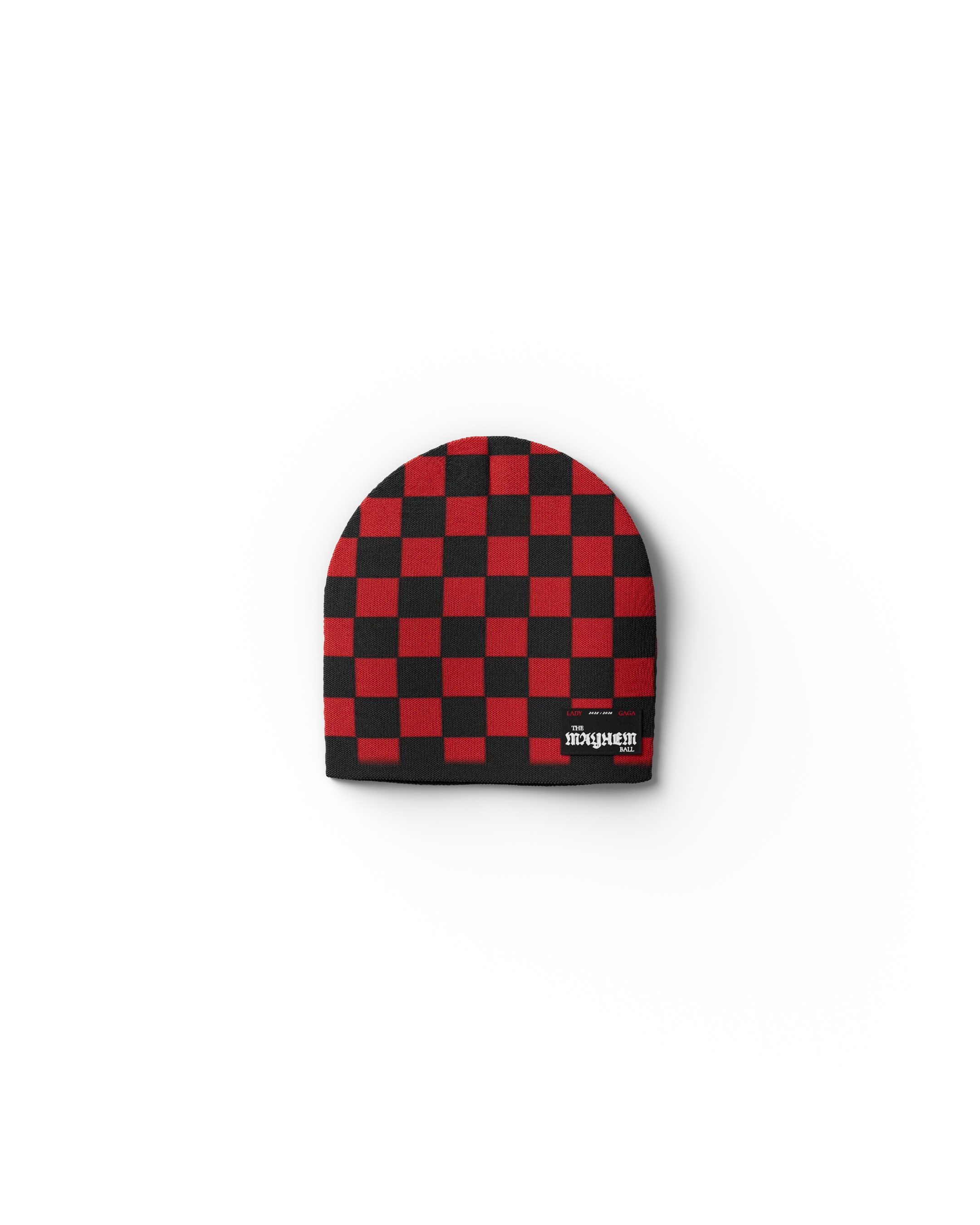 Off With Her Head Red + Black Beanie